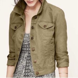 Ann Taylor LOFT Soft Linen Jacket